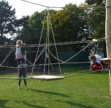 Spielplatz mit Herausforderungen